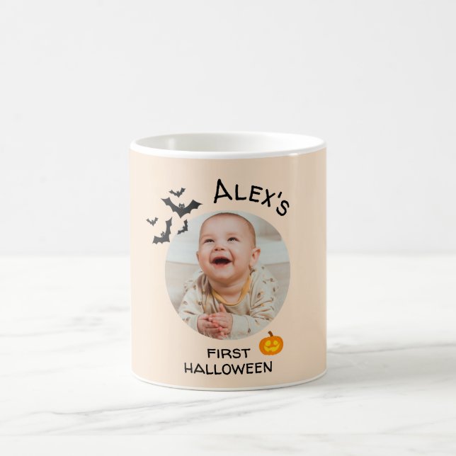 Mi primera taza de Personalizado de Halloween, cal (Centro)