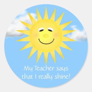 Mi Profesor Dice Que Realmente Brillo Pegatinas