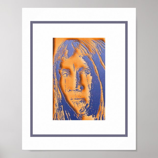 Mi propio Poster de dibujo y arte informático (Frente)