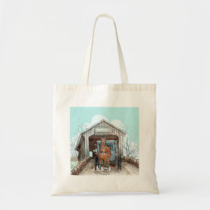 Mi puente cubierto de Amish con la bolsa