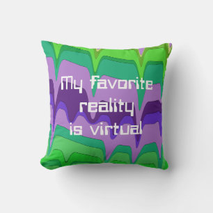 Mi realidad favorita es el Cojín decorativo único 