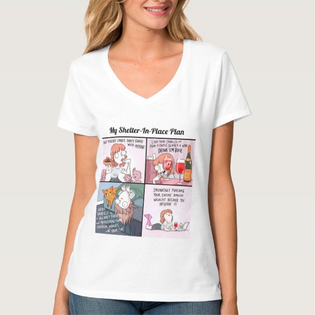 Mi refugio en la camiseta del lugar (Anverso)