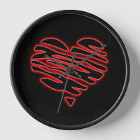 Mi reloj de pared del corazón roto