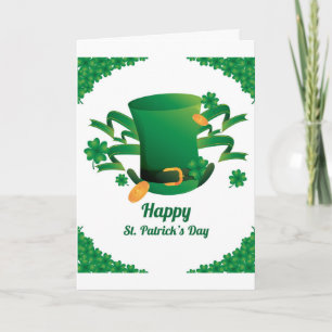 Mi rezo irlandés. Tarjeta del día de St Patrick