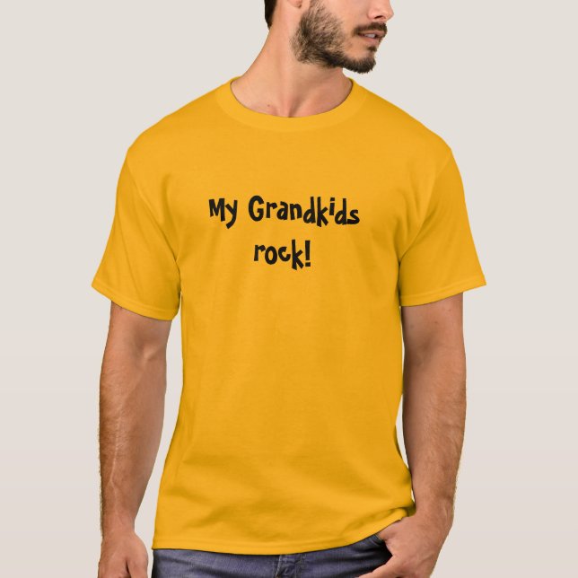 ¡Mi roca de los Grandkids! camiseta (Anverso)