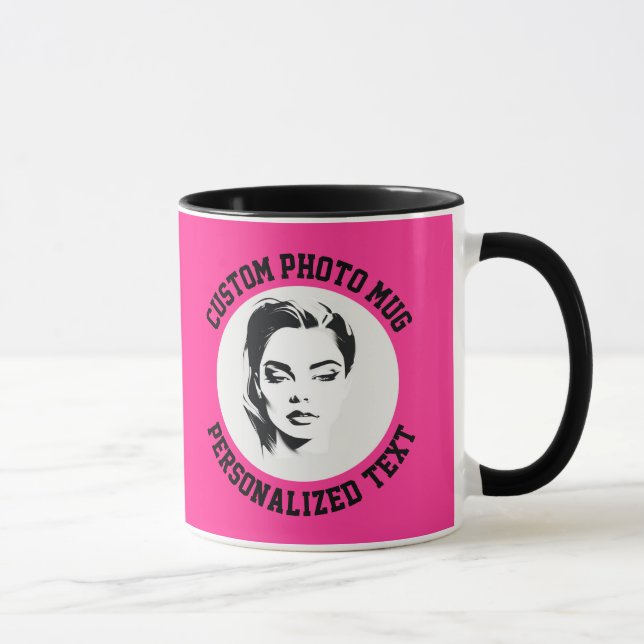 Mi Rostro en una Taza Combinada Personalizada FRES (Derecha)