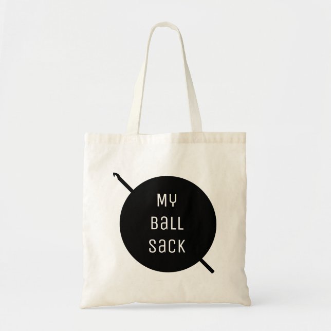 Mi saco de bolas - Graciosa bolsa de tocador de ya (Frente)