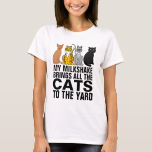 MI SHAKE LLEVA A LOS GATOS A CAMISETAS DE GATO