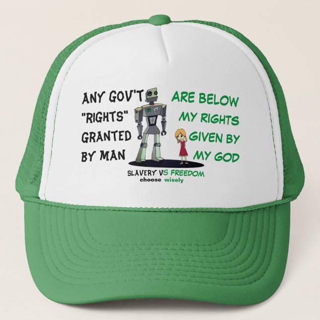 Mi sombrero camionero de derechos (Anverso)