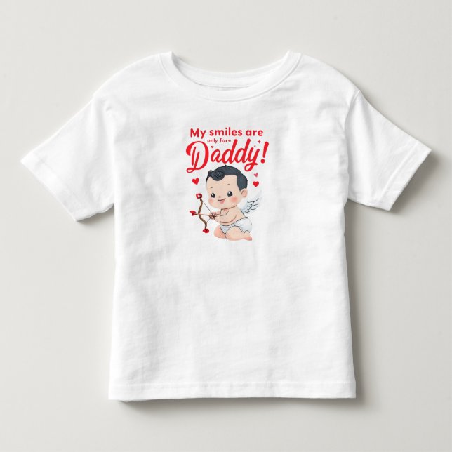 Mi sonrisa es solo para papá bebé camiseta de San  (Anverso)