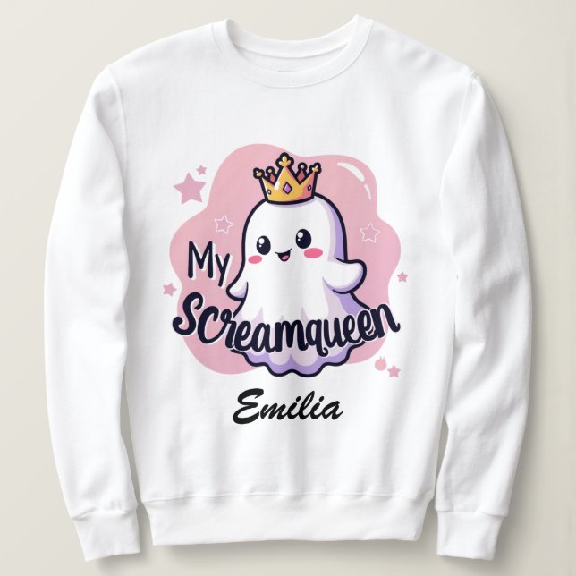 Mi sudadera Screamqueen Halloween para Novia (Anverso del diseño)