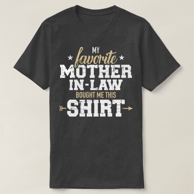 Mi suegra favorita me compró esta camisa (Diseño del anverso)