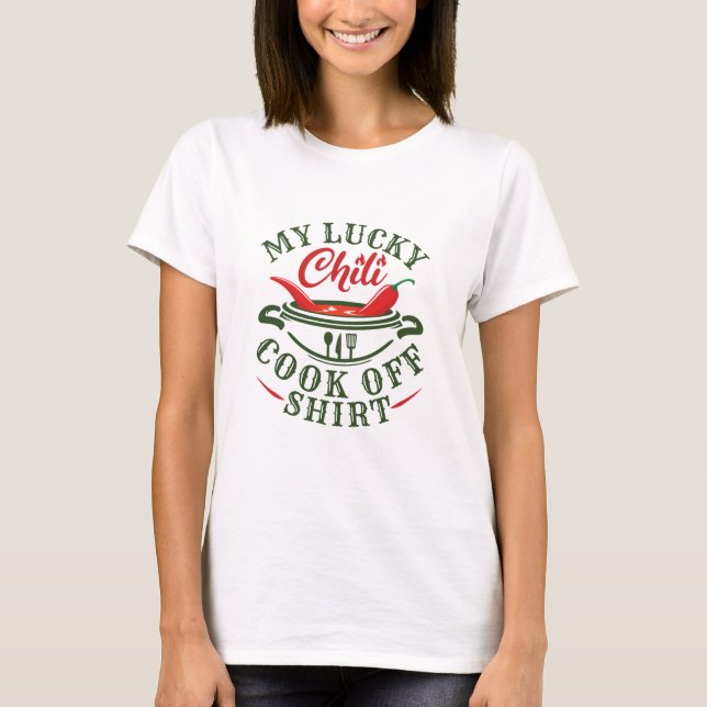 Mi suertudo Chili Cocina De Camisa (Anverso)