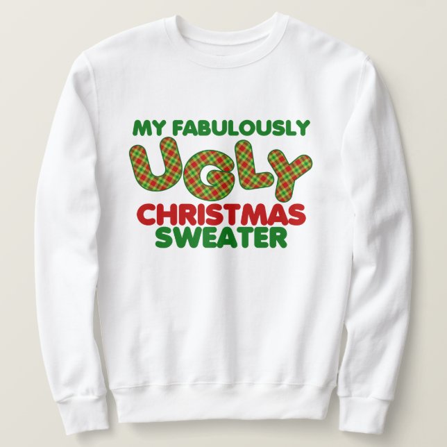 Mi suéter de Navidades feos (Anverso del diseño)