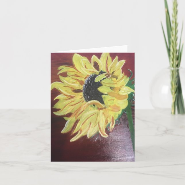 Mi Sunshine, con texto, tarjeta de 4" x 5,6" (Anverso)