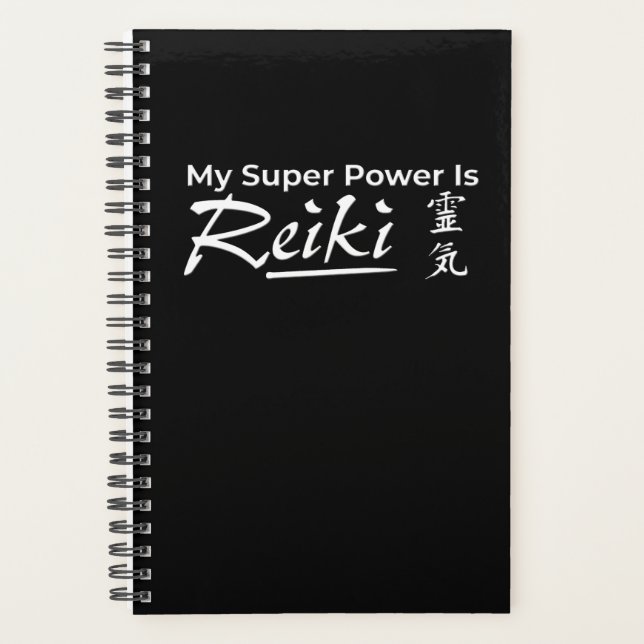 Mi superpoder es el planificador de Reiki (Anverso)