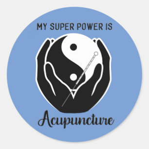 Mi superpotencia son Pegatinas de acupuntura