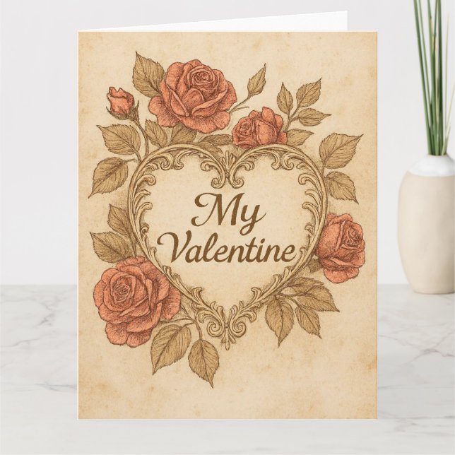 Mi Tarjeta Antigüo de San Valentín (Anverso)