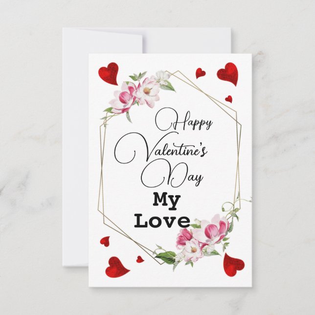 Mi tarjeta de amor (Anverso)