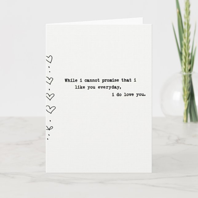 Mi tarjeta de amor duradero (Anverso)