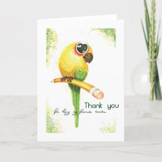 Mi Tarjeta de Apreciación Favorita del Profesor