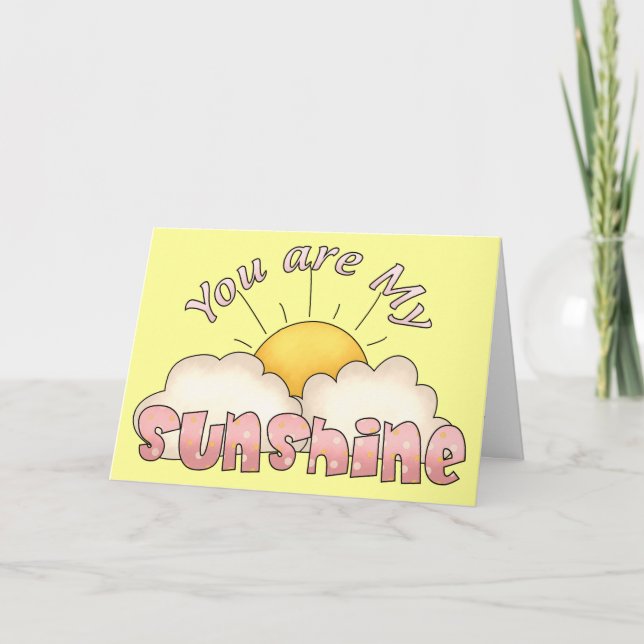 Mi tarjeta de cumpleaños Sunshine (Anverso)