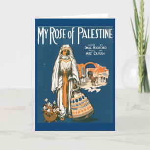 Mi tarjeta de felicitación de Rosa de Palestina