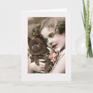 Mi tarjeta de felicitación francesa del bulldog de
