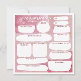 Mi tarjeta de saludo personalizada de mamá