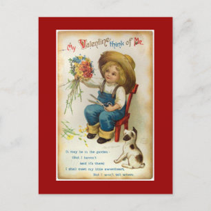 Mi tarjeta del día de San Valentín piensa en mí la