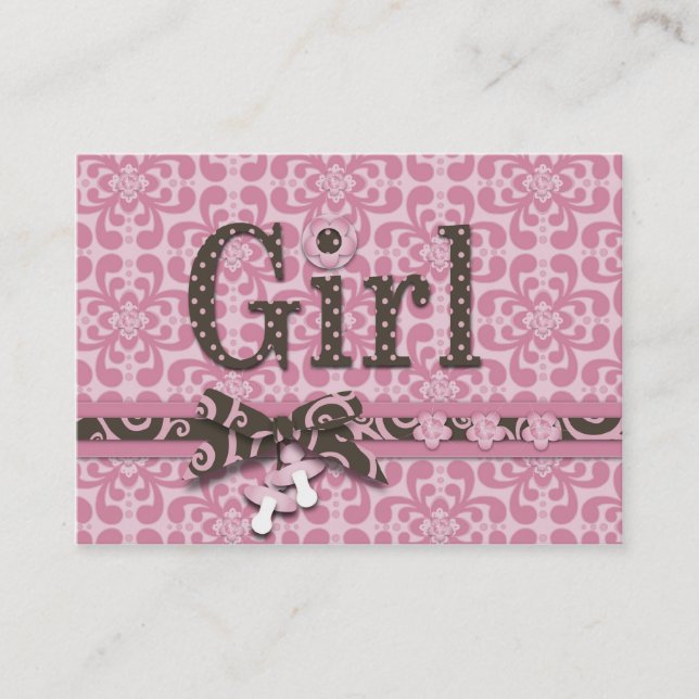 Mi tarjeta del recordatorio de Baby Shower del (Anverso)