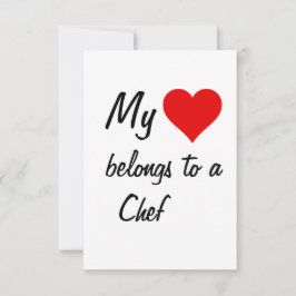 Mi tarjeta pertenece a un chef