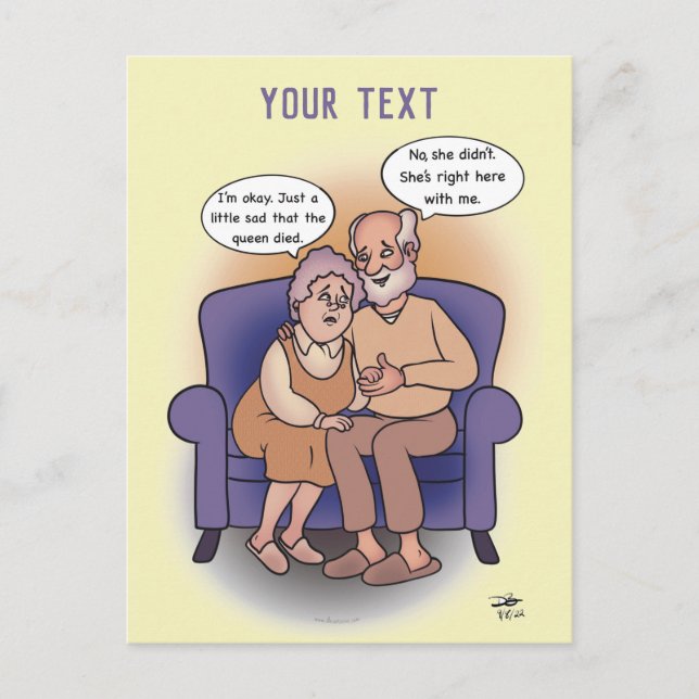 Mi tarjeta postal de mi reina (Anverso)