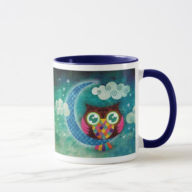Mi Taza de Búho de Luna Creciente (Derecha)