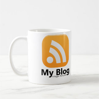 Mi taza de café del logotipo del blog RSS