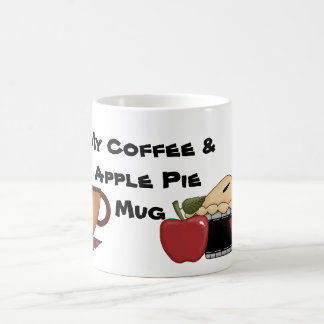 Mi taza del café y de la empanada de Apple