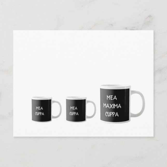 Mi Taza Divertida Católica Tradicional Tarjeta Lat (Anverso)