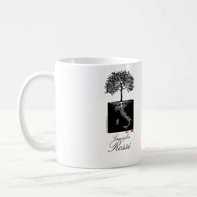 Mi taza italiana de la familia (Izquierda)