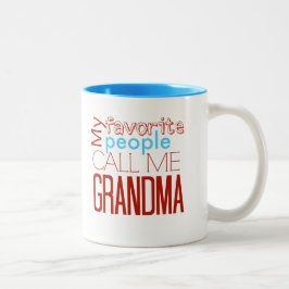 Mi taza preferida de la abuela de la gente