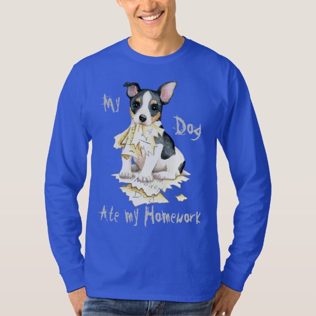 Mi Teddy Roosevelt Terrier Se Comía Mi Camiseta Do (Anverso)