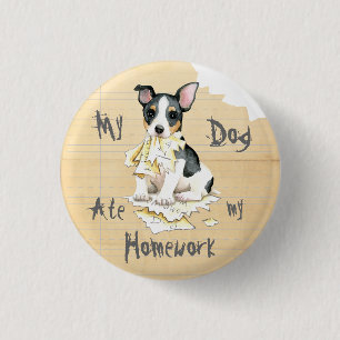 Mi Teddy Roosevelt Terrier Se comió el botón de mi