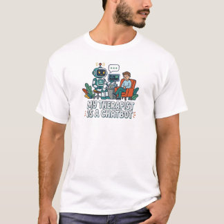 Mi terapeuta es un chatbot | Camiseta de humor de