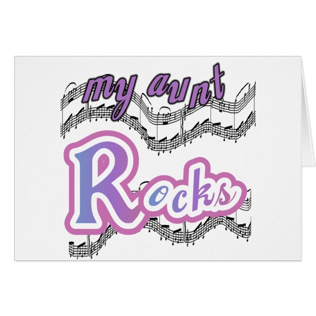 Mi tía roca camisetas y regalos (Anverso (Horizontal))