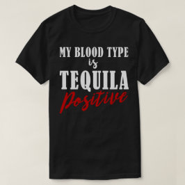 Mi tipo de sangre es camiseta divertida positiva