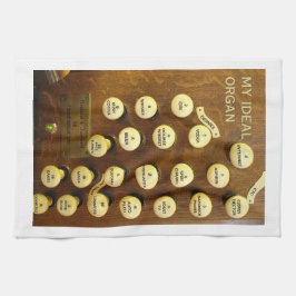 Mi toalla de órgano ideal con bordes blancos