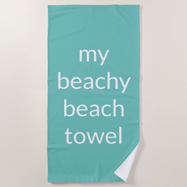 mi toalla de playa (Anverso)