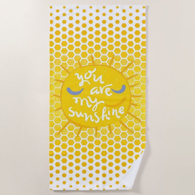 Mi toalla de playa Sunshine (Anverso)