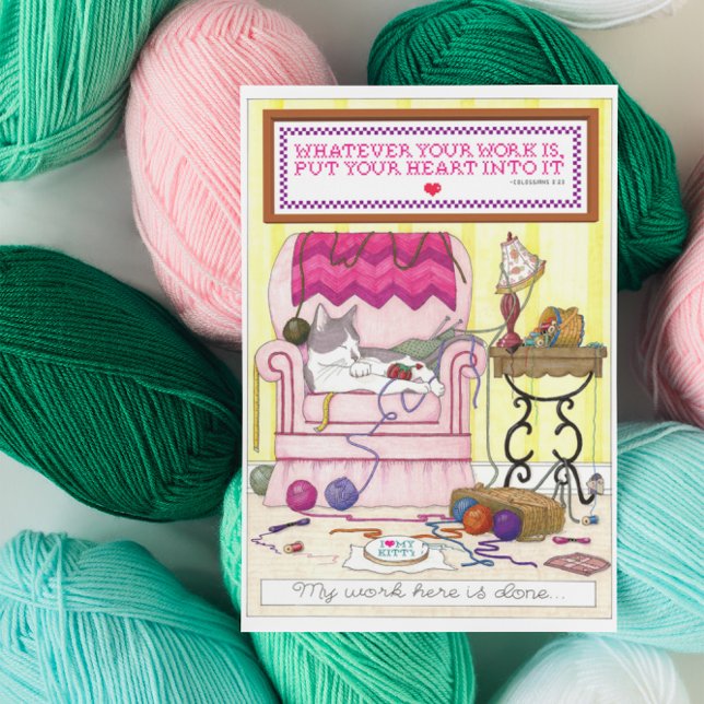 Mi trabajo está hecho con la tarjeta postal Inspir (Subido por el creador)