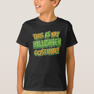 Mi traje de Halloween embroma la camiseta oscura