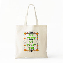 Mi truco o trataré la bolsa de Halloween